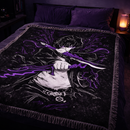 Anime Solo Leveling Woven Throw Blanket
