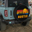 Sunset City Austin Car Spare Tire Cover