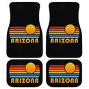 Sunset Retro Arizona Car Floor Mats