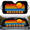 Sunset Retro Arizona Car Auto Sunshades