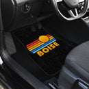 Sunset Retro Boise Car Floor Mats