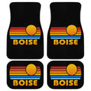 Sunset Retro Boise Car Floor Mats