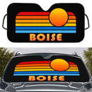 Sunset Retro Boise Car Auto Sunshades
