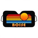 Sunset Retro Boise Car Auto Sunshades