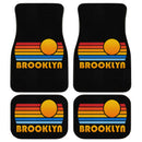 Sunset Retro Brooklyn Car Floor Mats