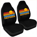 Sunset Retro California Custom Car Seat Covers Decor Protectors