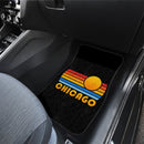 Sunset Retro Chicago Car Floor Mats