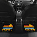 Sunset Retro Chicago Car Floor Mats