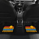 Sunset Retro Colorado Car Floor Mats