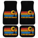 Sunset Retro Flagler Beach Car Floor Mats