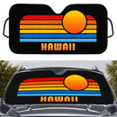 Sunset Retro Hawaii Car Auto Sunshades