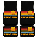 Sunset Retro Hilton Head Car Floor Mats