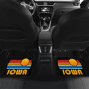 Sunset Retro Iowa Car Floor Mats