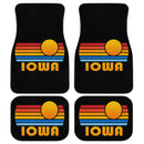 Sunset Retro Iowa Car Floor Mats