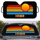 Sunset Retro Lake Tahoe Car Auto Sunshades