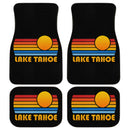 Sunset Retro Lake Tahoe Car Floor Mats
