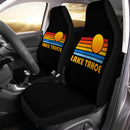 Sunset Retro Lake Tahoe Custom Car Seat Covers Decor Protectors