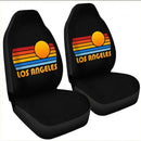 Sunset Retro Los Angeles Custom Car Seat Covers Decor Protectors