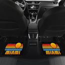 Sunset Retro Miami Car Floor Mats