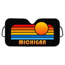 Sunset Retro Minnesota Car Auto Sunshades