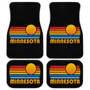 Sunset Retro Minnesota Car Floor Mats