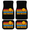 Sunset Retro New Mexico Car Floor Mats