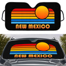 Sunset Retro New Mexico Car Auto Sunshades