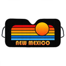 Sunset Retro New Mexico Car Auto Sunshades