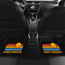 Sunset Retro North Carolina Car Floor Mats