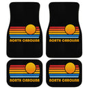 Sunset Retro North Carolina Car Floor Mats
