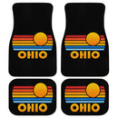 Sunset Retro Ohio Car Floor Mats