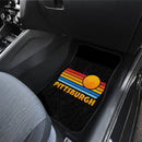 Sunset Retro Pittsburgh Car Floor Mats