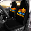 Sunset Retro Pittsburgh Custom Car Seat Covers Decor Protectors