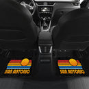 Sunset Retro San Antonio Car Floor Mats