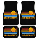 Sunset Retro San Clemente Car Floor Mats