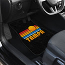 Sunset Retro Tampa Car Floor Mats