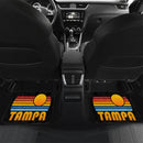 Sunset Retro Tampa Car Floor Mats