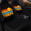 Sunset Retro Tampa Custom Car Seat Covers Decor Protectors