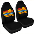 Sunset Retro Tampa Custom Car Seat Covers Decor Protectors