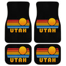Sunset Retro Utah Car Floor Mats