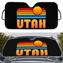 Sunset Retro Utah Car Auto Sunshades