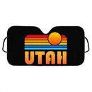 Sunset Retro Utah Car Auto Sunshades