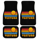 Sunset Retro Ventura Car Floor Mats