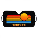 Sunset Retro Ventura Custom Car Windshield Sunshades