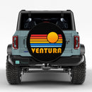 Sunset Retro Ventura Car Spare Tire Cover