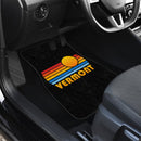 Sunset Retro Vermont Car Floor Mats