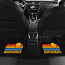Sunset Retro Wisconsin Car Floor Mats