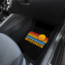 Sunset Retro Wisconsin Car Floor Mats