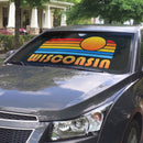Sunset Retro Wisconsin Car Auto Sunshades
