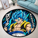 Super Saiyan Blue Dragon Ball Carpet Round Rug